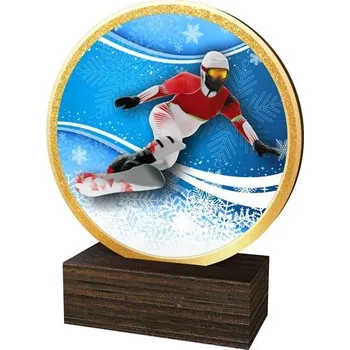 Poháry Bauer Dřevěná plaketa TFRW785 | Snowboard