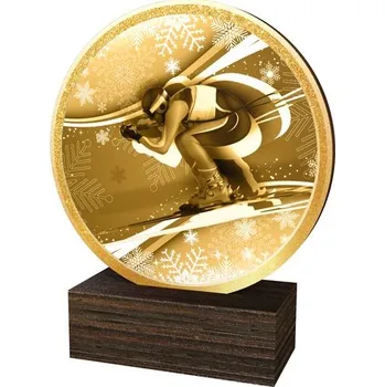 Poháry Bauer Dřevěná plaketa TFRW778 | Sjezdové lyžování