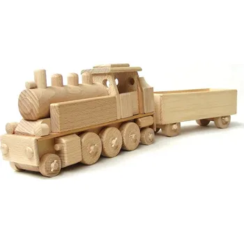 Vláček a vláčkodráha Ceeda Cavity Parní lokomotiva s vagónem