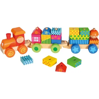 Vláček a vláčkodráha Bino Vláček s domečky