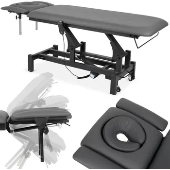 Masážní přístroj Terapeutický stůl Fortis 4 Ergo s ručním ovládáním tmavě šedá