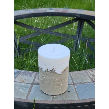 Svíčka Svíčka válec s betonem