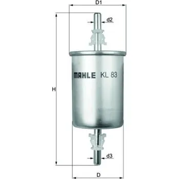 Palivový filtr Palivový filtr MAHLE KL 83
