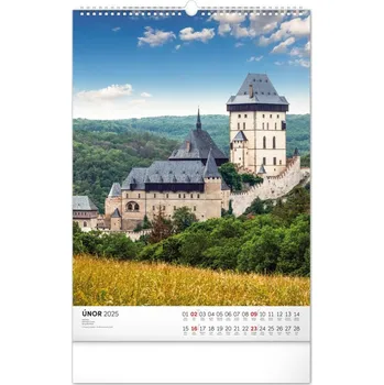 Kalendář Hrady a zámky 2025 - nástěnný kalendář