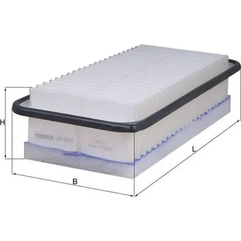 Vzduchový filtr Vzduchový filtr MAHLE LX 3187