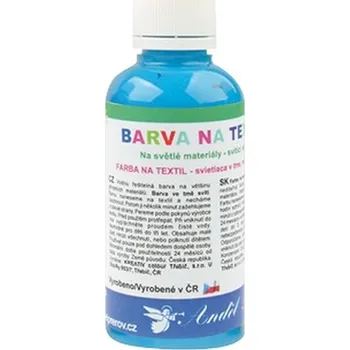 Speciální výtvarná barva Barva na textil 50g - 6. SVĚTLE MODRÁ