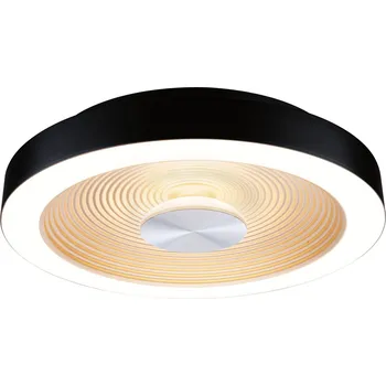 PAULMANN LED stropní svítidlo Volea IP44 3000K / 230V 3,5 / 13W stmívatelné černá/zlatá - PAULMANN P 71178