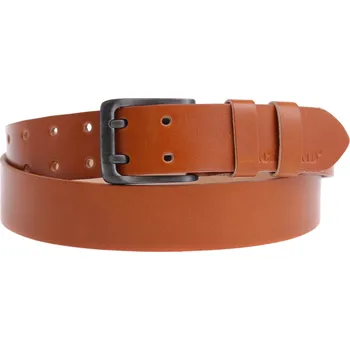Opasek Pánský kožený opasek Black Hand se dvěma trny 005-70 koňakově hnědý Velikost = obvod pasu (cm): 110 cm