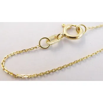 Řetízek Klenoty Budín Přívěskový zlatý řetízek 585/0,97gr 50cm HK6226 (Klenoty Budín Přívěskový zlatý řetízek 585/0,97gr 50cm HK6226)