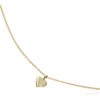 Řetízek Zlatnictví Helios Zlatý řetízek na kotník srdíčko