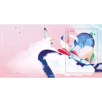 Poštovní známka Swiss post (2022) MiNr. 2808 ** Block 83 - Švýcarsko - Krypto známka 2.2 (Valentin Merz)