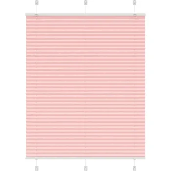 vidaXL Plisovaná roleta růžová 105x100cm Šířka látky 104,4cm Polyester