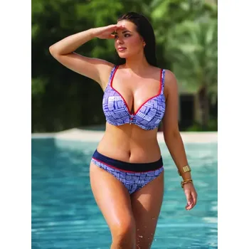 Dámská móda 91238 - plavkové kalhotky Triola, 75, modrá