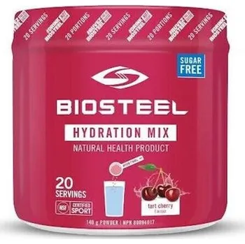 Hokejová tréninková pomůcka Iontový nápoj Biosteel Tart Cherry Hydration Sports Drink (140g) Biosteel