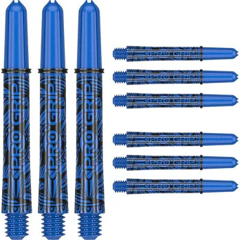 Příslušenství pro šipky Násadky Target Pro Grip INK Blue Midi 3 sady