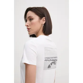 Pánské tričko Bavlněné tričko Calvin Klein Jeans J20J224986 béžová 01X, vel. M