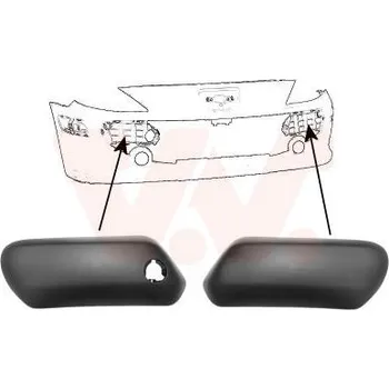 Lišta karosérie Ozdobná / ochranná lišta, mřížka chladiče VAN WEZEL 4041599