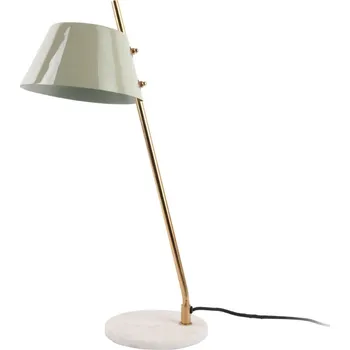 Lampička Present time Zelená kovová stolní lampa Savyne