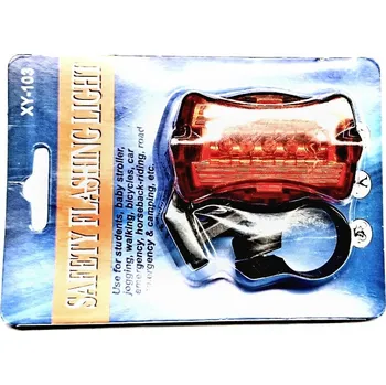 Cyklosvítilna Lindading HJ1-10 světlo na kolo zadní červená (Zadní světlo na kolo | blikačka | 5 LED | 7 funkcí | na baterie | R03 AAA | uchycení na sedlovku | pro kolo | pro koloběžku | pro odrážedlo | červené světlo | cyklosvítilna | zadní cyklosvětlo | bezpečnostní)