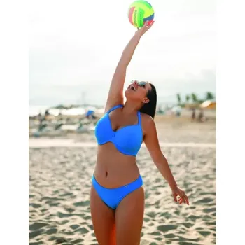 Dámské plavky 82255/27 - plavková podprsenka Triola, 85 F, tyrkys