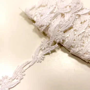 Stuha Krajka háčkovaná 2 cm bílá - 4 m