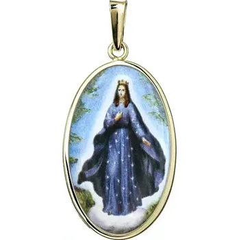 Přívěsek Aljančič Naše Paní Naděje madonka 585H zlato