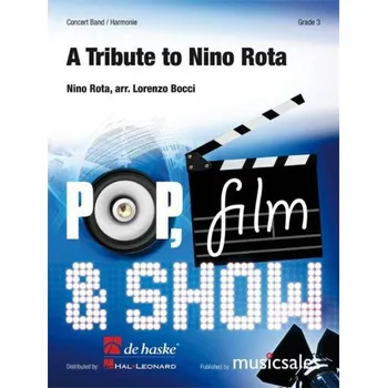 A Tribute to Nino Rota (noty pro žesťový dechový orchestr, party, partitura)
