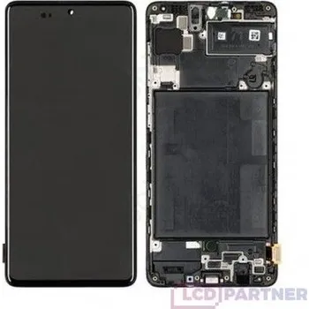 neuvedeno Samsung Galaxy A71 SM-A715F LCD + dotyková deska + přední kryt black oled lcd