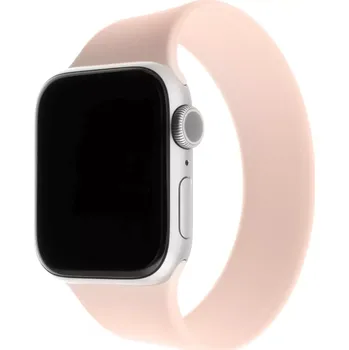 Řemínek na hodinky Elastický silik. řemínek FIXED Silicone Strap Apple Watch 38/40/41mm, velikost S,Růžový
