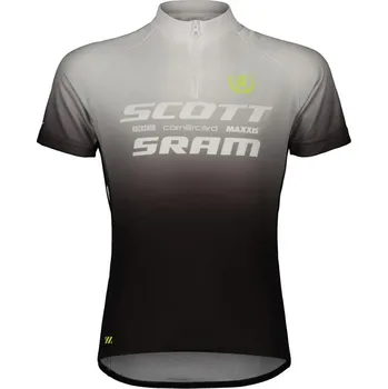 cyklistický dres SCOTT Dětský cyklistický dres -SRAM Pro léto Černá 164 Dětské