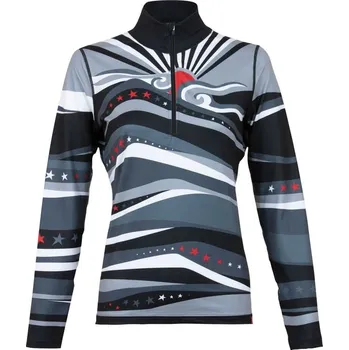 Krimson Klover základní vrstva s 1/4 zipem Sunshine Top 2022/2023 Černá S Dámské