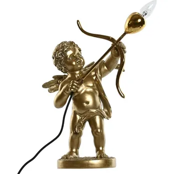 Stojací lampa Stolní lampa Home ESPRIT Zlatá Pryskyřice 220 V (31,5 x 22 x 47 cm)