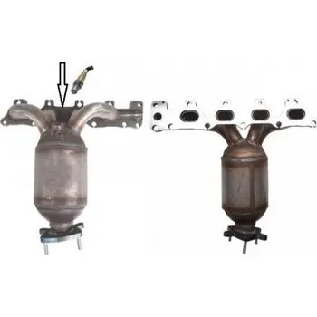 Opel Astra H 1.6i 16V Montážní katalyzátor výfuku 1091023-1