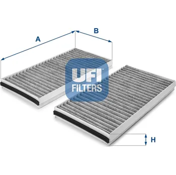 Ventilátor topení a klimatizace Filtr, vzduch v interiéru UFI 54.127.00