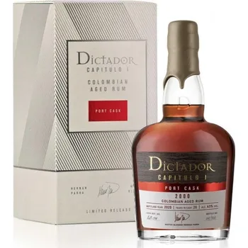 Rum Dictador Capitulo Uno Port Cask 2000 Colombia Aged Rum 20 y.o. 43 % 0,7 l v krabici