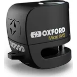 Zámek kotoučové brzdy Micro XA5, OXFORD (integrovaný alarm, černý, průměr čepu 5,5 mm)