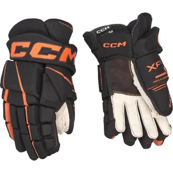 Hokejové rukavice Rukavice CCM Tacks XF 80 JR, Junior, 11", černá-oranžová CCM