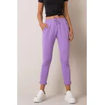 BASIC FEEL GOOD Dámské tepláky fialové Velikost: XS