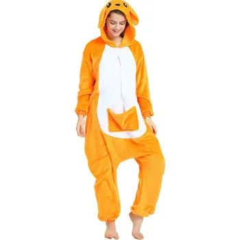 Dámský overall Kigurumi overal Klokan Barva: Oranžová, Velikost: L 170 - 180 cm