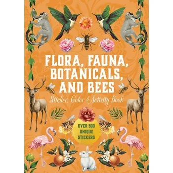 Encyklopedie Flora, Fauna, Botanicals, and Bees Sticker, Color & Activity Book - CMC Editors