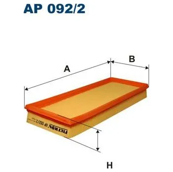 Vzduchový filtr Vzduchový filtr FILTRON AP 092/2