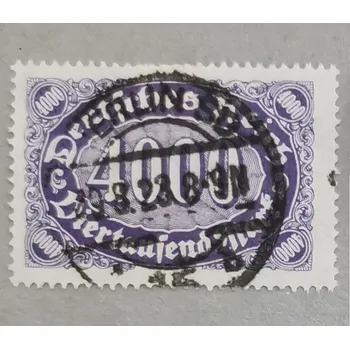 Sběratelství Známka Německo, Reich, 4000Mk., Mi.255#