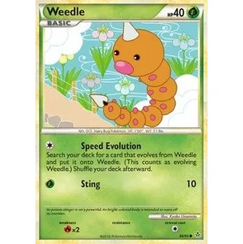 Sběratelská karetní hra Pokémon UL 069/095 Weedle - Unleashed Stav: Excellent, Verze: NORMAL