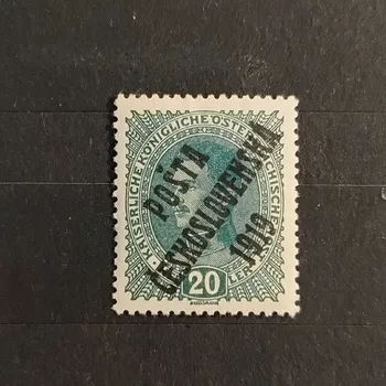 Sběratelství Známka ČSR PČ 1919 , 20h, Pof.39*, II. typ přetisku