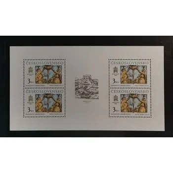 Sběratelství Aršík ČSR, 6 x 3 Kčs, Pof.A2812**