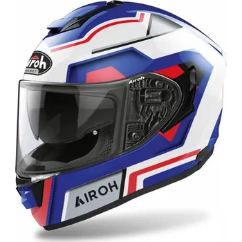 Helma na motorku Přilba ST.501 Square, AIROH (lesklá modrá/červená) 2022