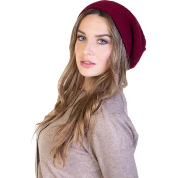 Čepice Duuree.cz Kašmírová čepice Isabelle Barva: Bordó