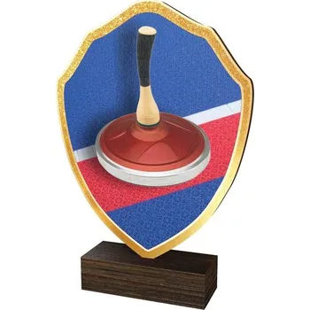 Poháry Bauer Dřevěná plaketa TFRW360 | Eisstock