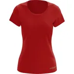 Dámské funkční tričko SPORTY krátký rukáv červená Bamboo Ultra CLASSIC - Červená / XXL