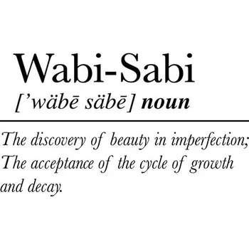 Plakát Plakát, Obraz - Quote Wabi Sabi, Ninola Design